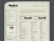 Tablet Screenshot of dirsub.com